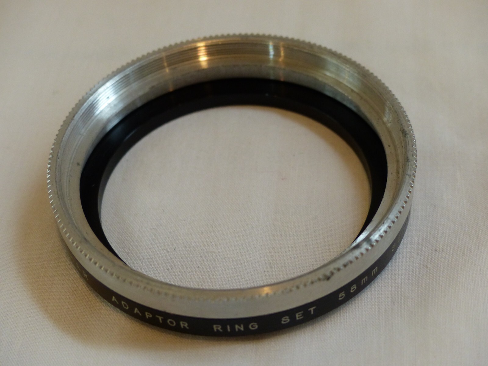 Vintage Vemar 58 mm, series VIII (8), adapter ring set, very good condition