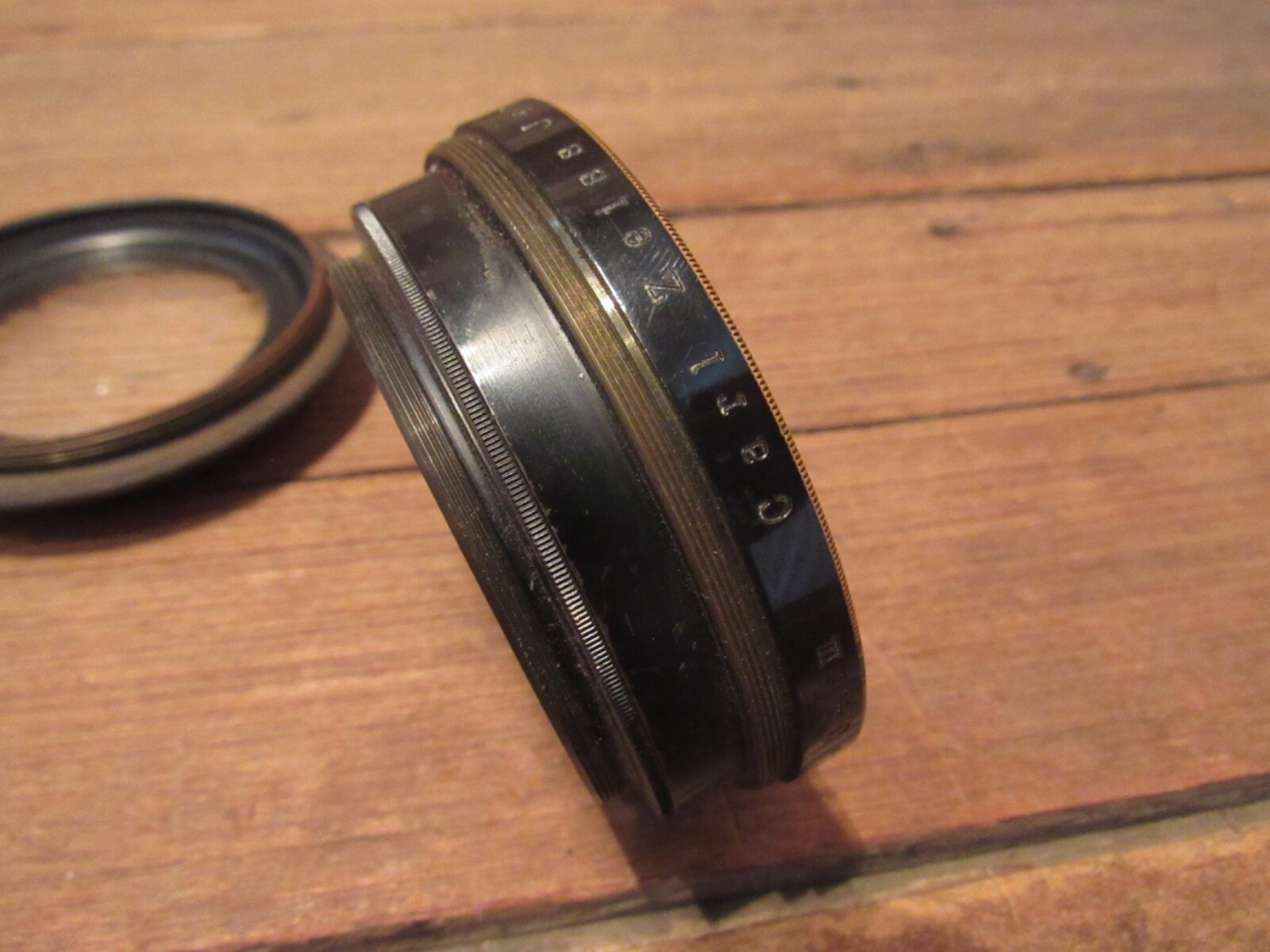Vintage Brass Carl Zeiss Jena Tessar Lenses Format Film Photography