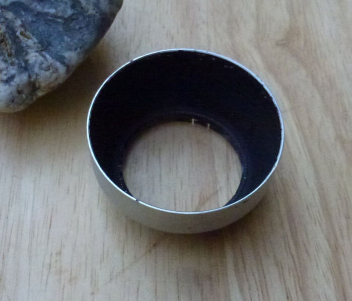37mm A37 push fit slip on brass lens hood shade voigtlander fit