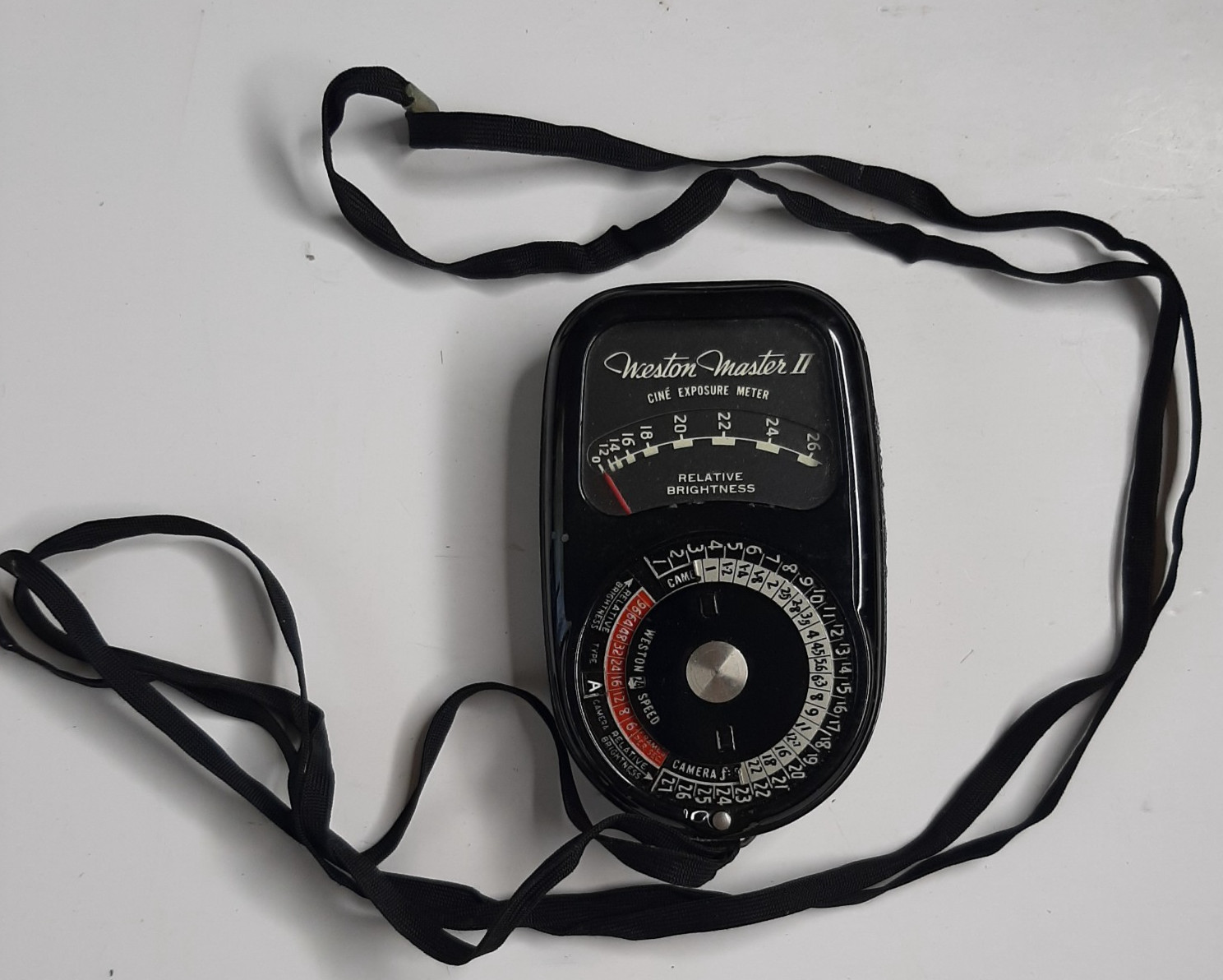 Weston Master II Exposure Meter and Strap Model 736 Untested ZA6