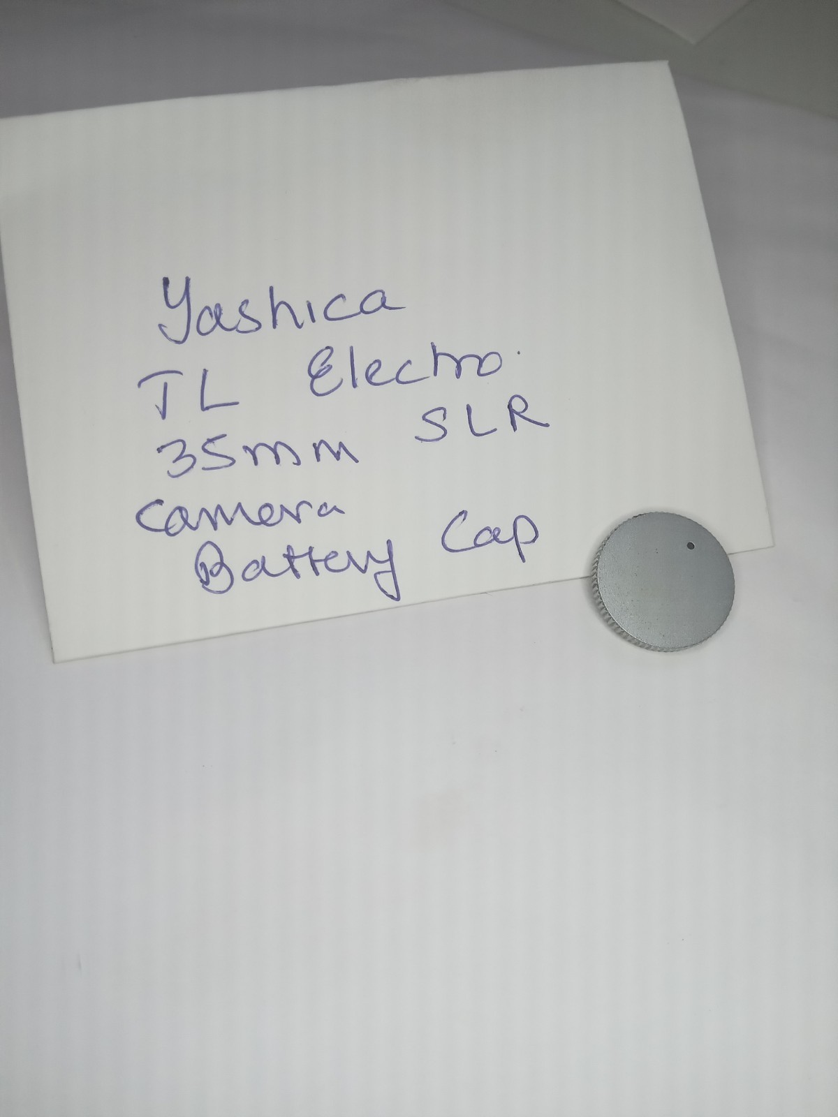 Yashica TL – Electro 35 Film SLR Camera Battery Cap, Original Spare Part