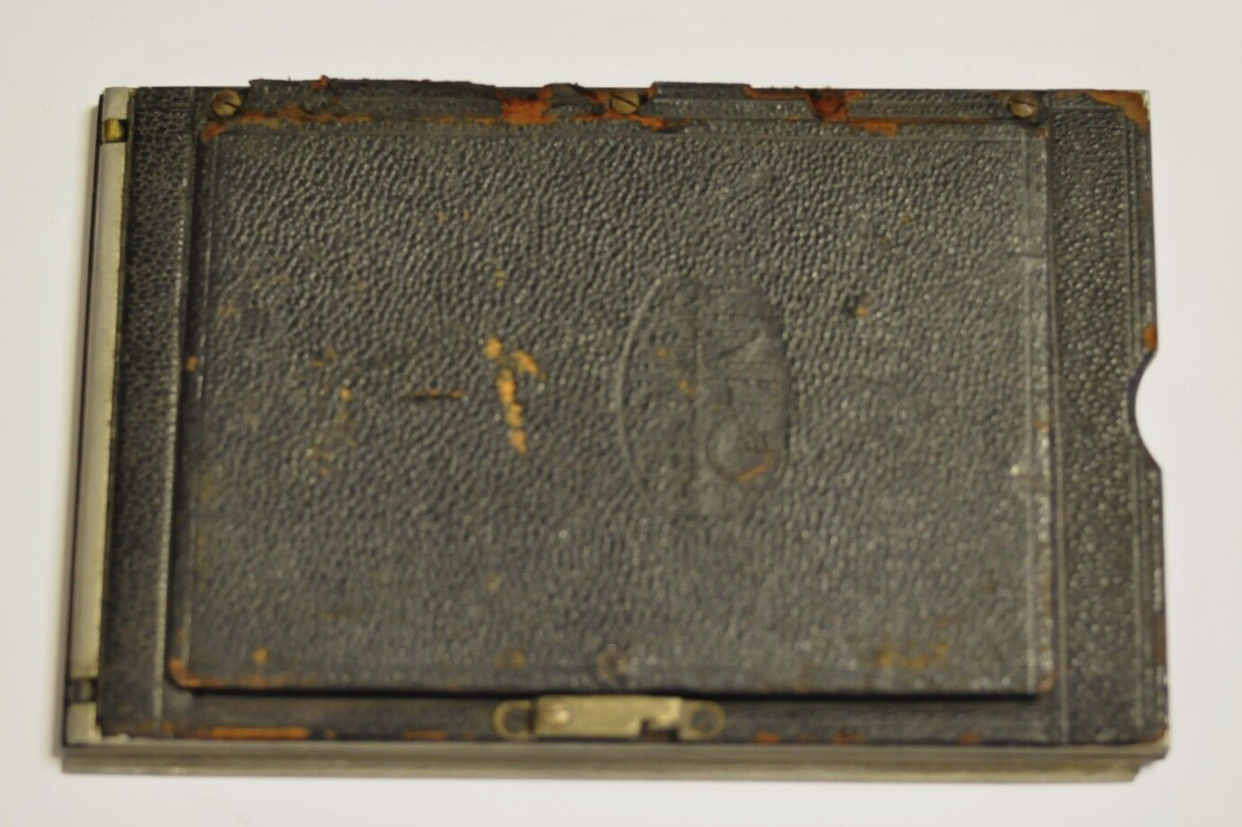 Linhof aluminum focus back for a 3 1/4 x 4 1/4″ format.