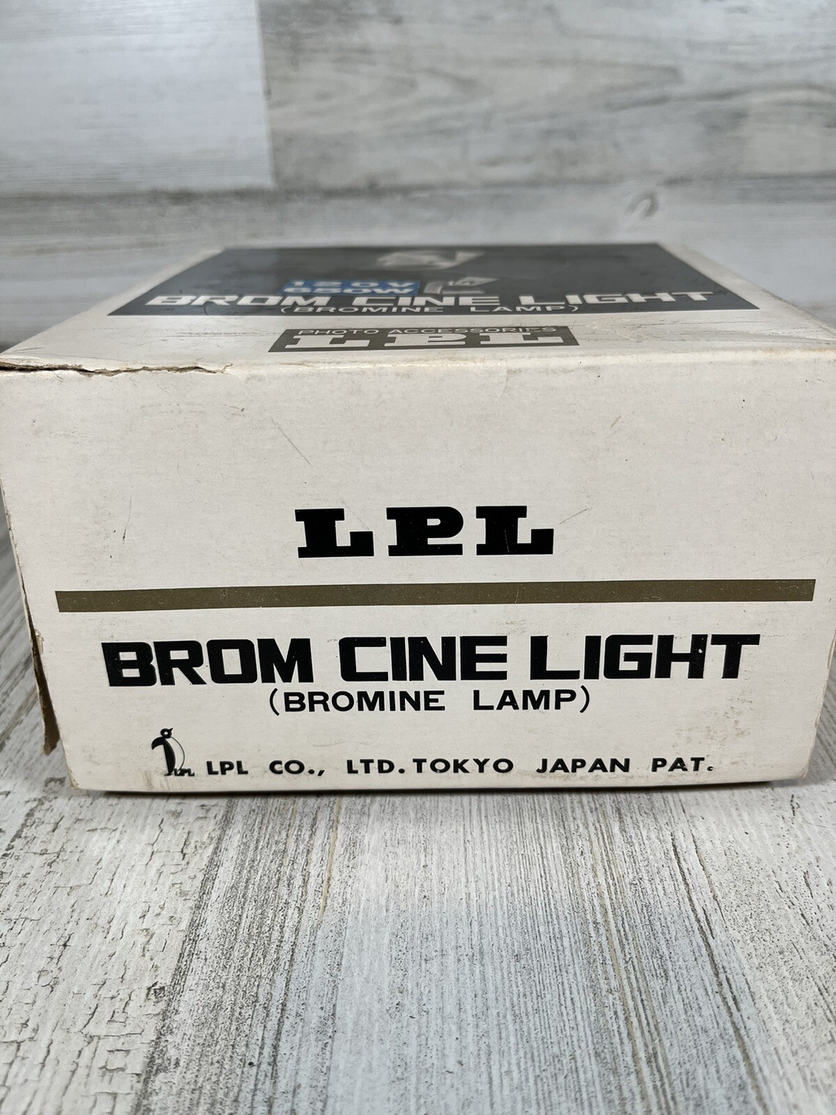 VTG LPL Brom Cine Light Bromine Lamp 120V 650W Photo Accesories Complete in Box!