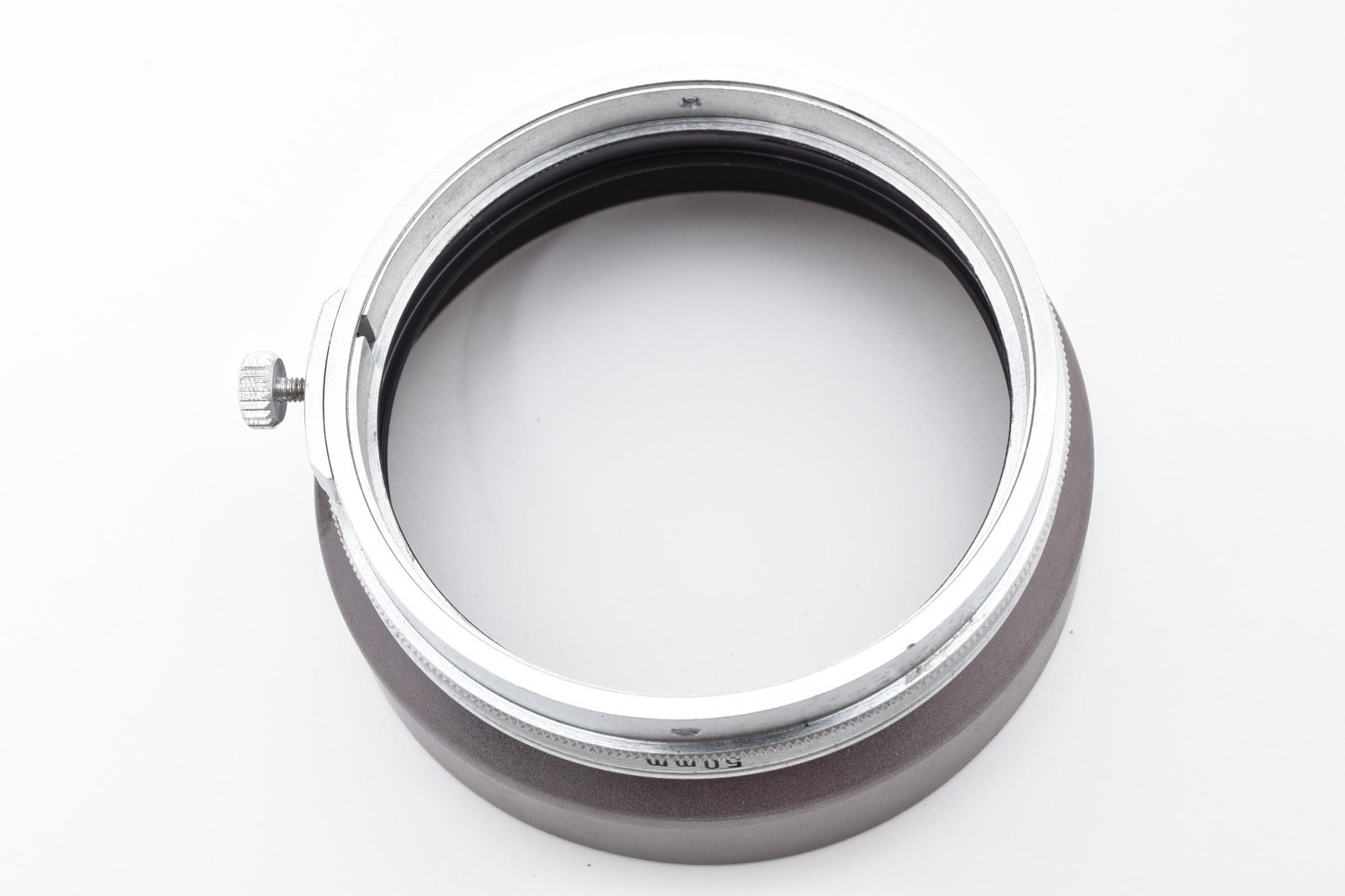 [Excellent w/Case] Canon S-50 Metal Lens Hood For 50mm f/1.4 Leica screw #13451