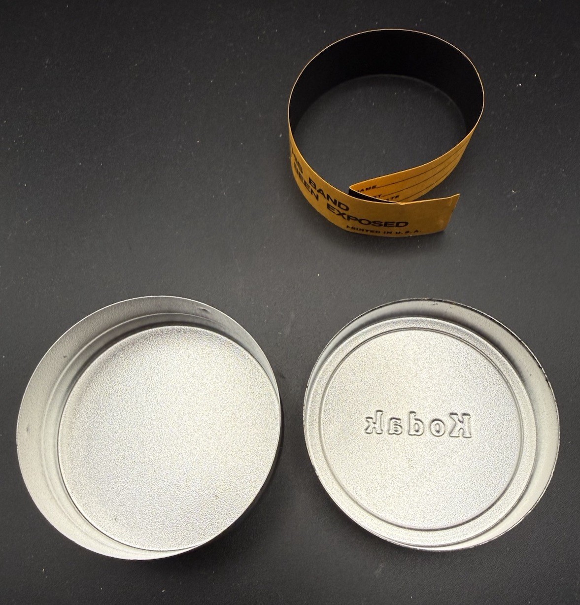 Vintage Kodak 8 mm Tin Film Canister- Empty