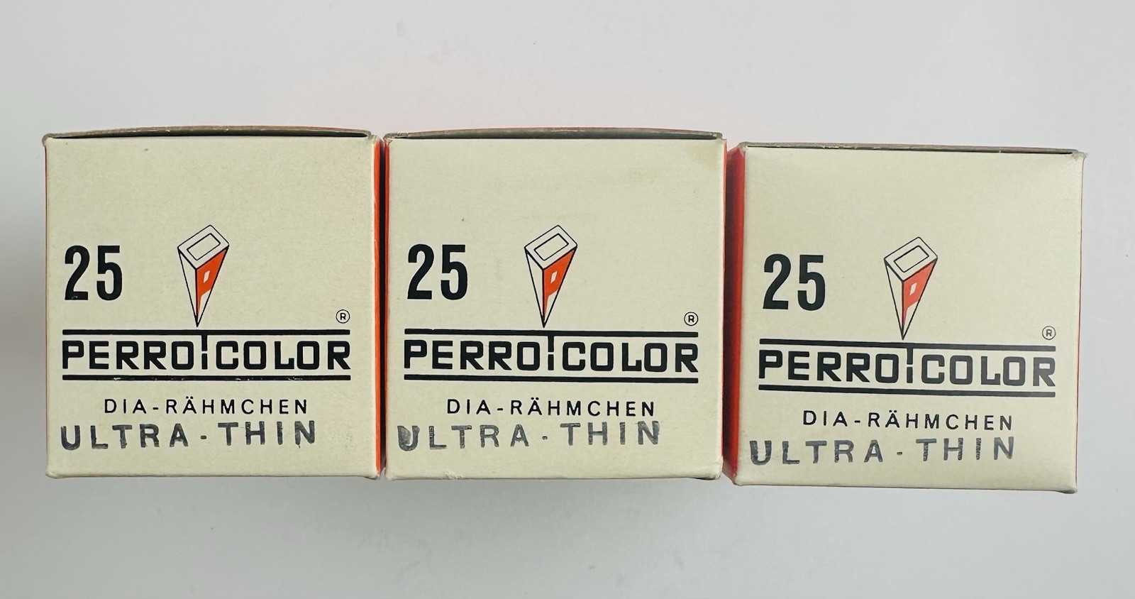 Perro Color Glass 2×2″ Precision Slide Binders (24mmX 36mm) 25pcs Each—Lot Of 3