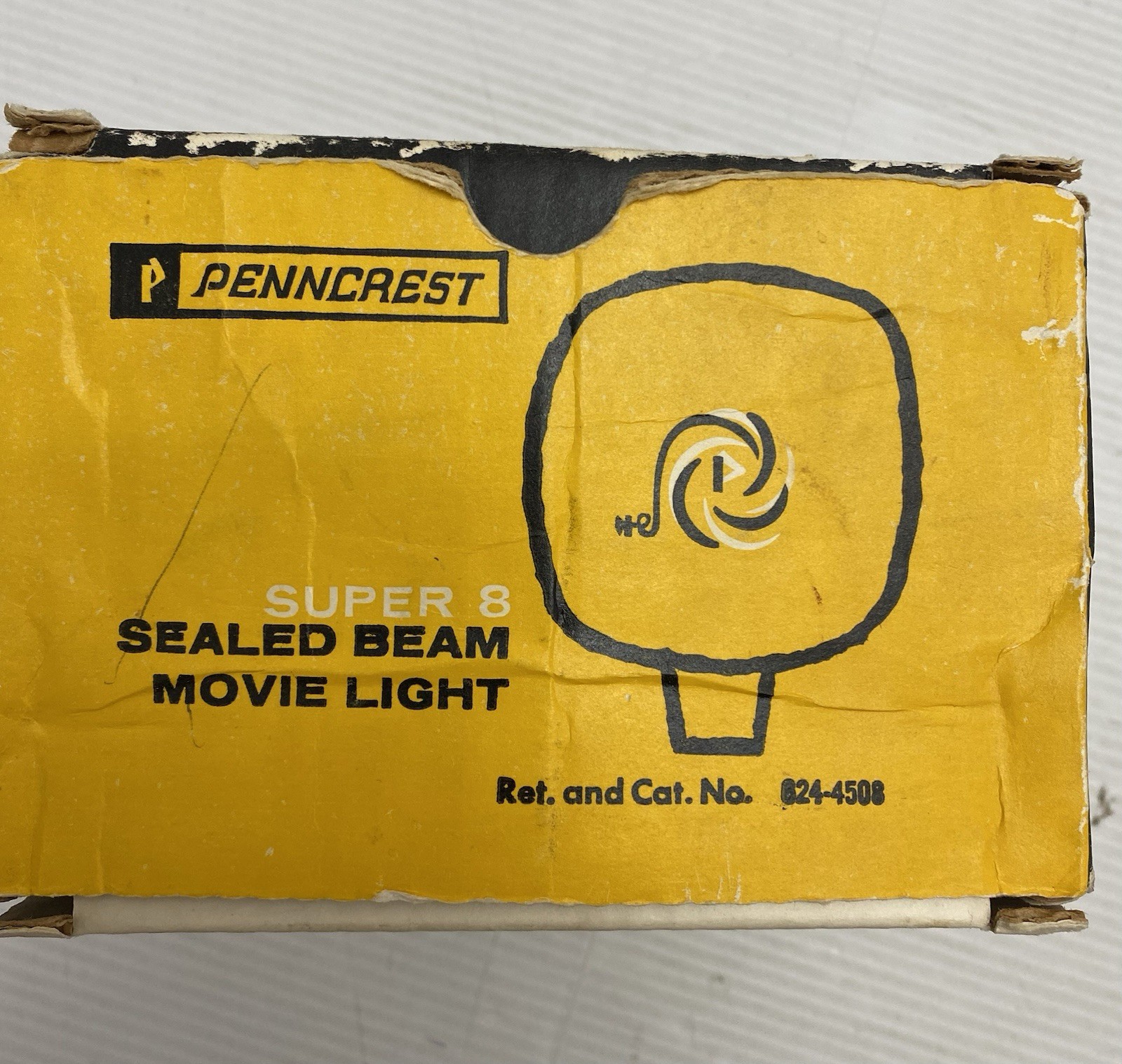 Vintage Penncrest Super 8 Sealed Beam Movie Light Photography ( Works) 624-4508