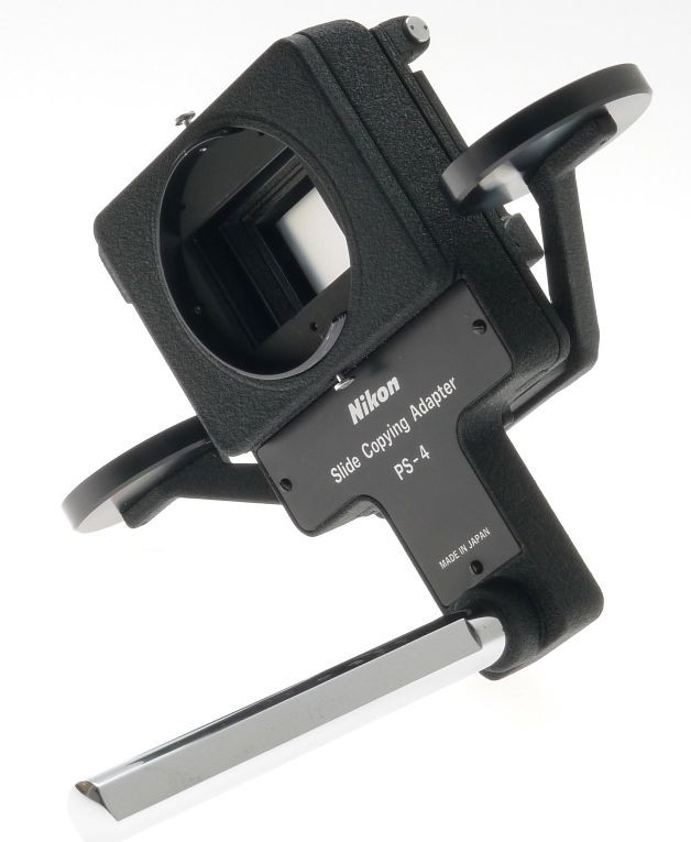 NIKON PS-4 SLIDE COPYING 35mm FILM CAMERA ATTACHMENT ADAPTER MINT FITS PB-4 PB-5