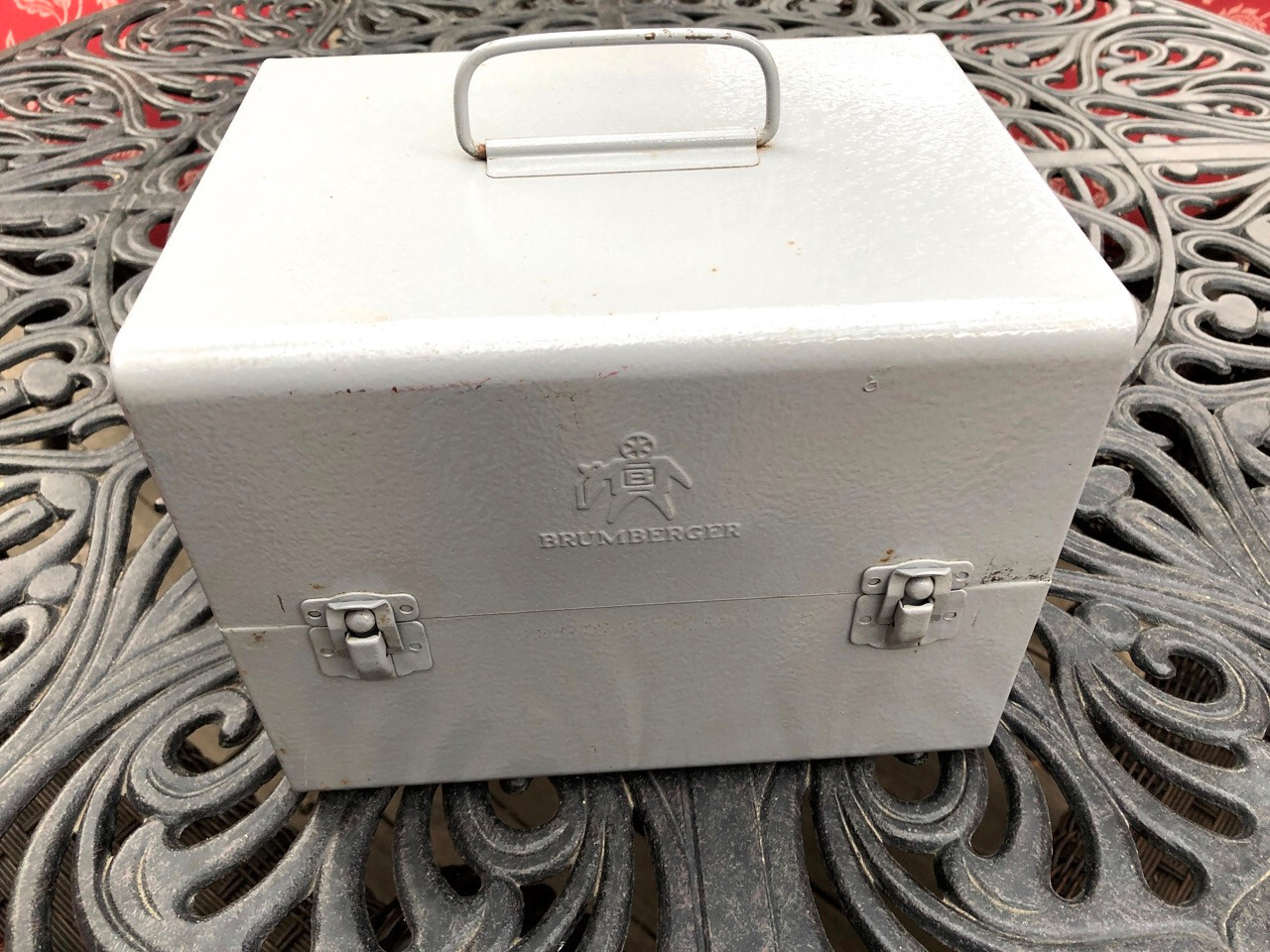 Brumberger Metal Storage Container For Film Reels