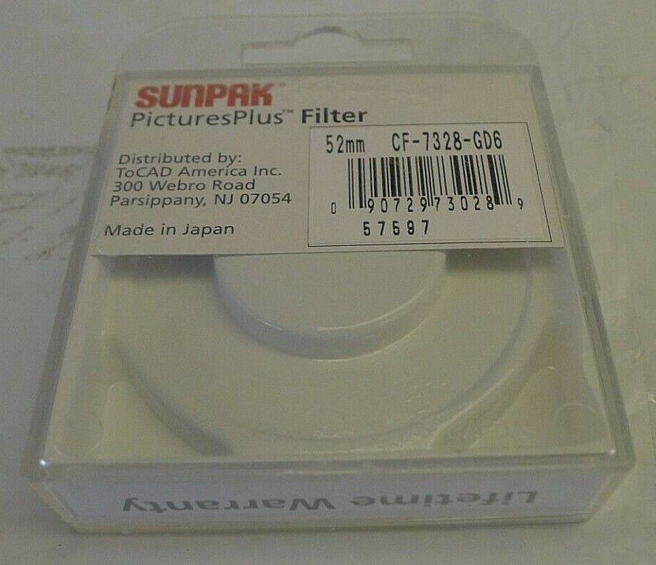 Sunpak 52mm GC-Gray Graduated GD6 Filter +Protective Case – Japan