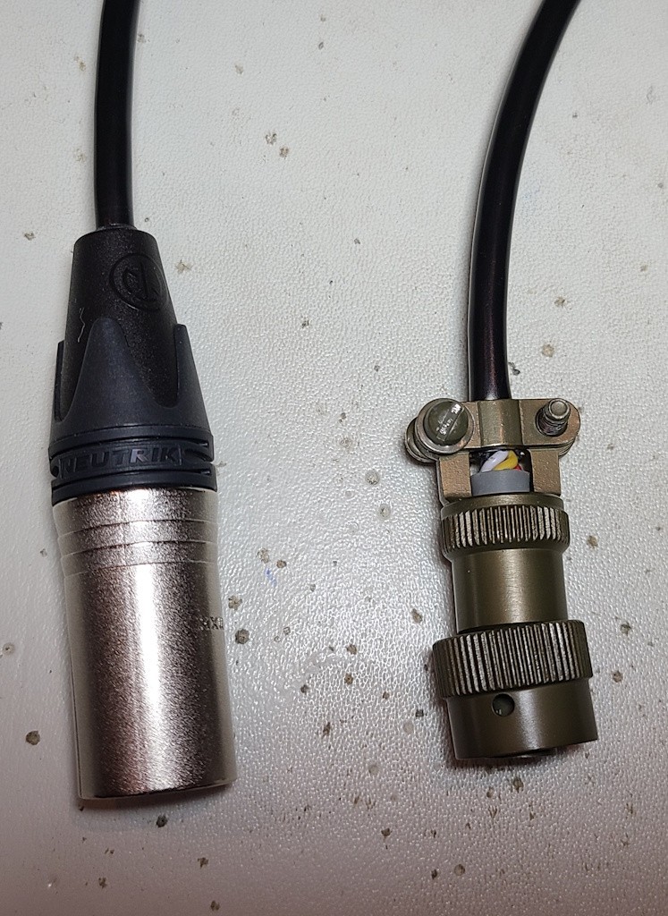 Canon Scoopic 16MN 16MS Power Cable, 4-pin XLR Male, ~2m (6.6ft)