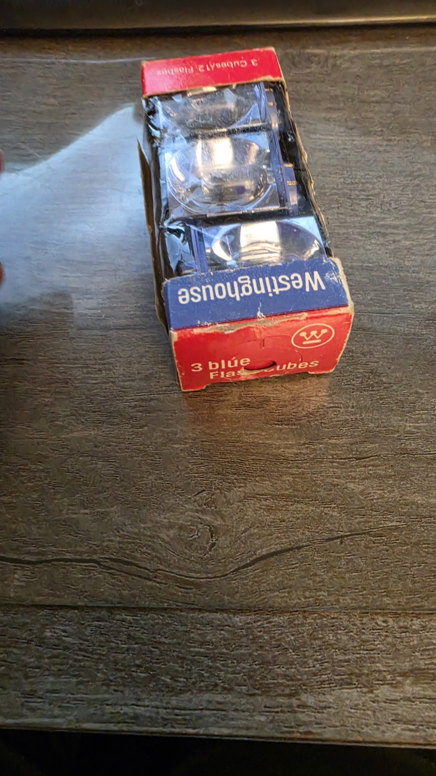 3 Blue Westinghouse Flash Cubes 12 Flashes (B15) Unused but Old Stock