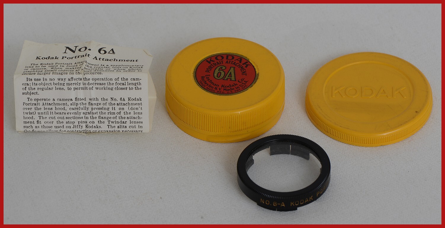Kodak Portrait close up attachment 6A Original plastic case as shown FREE SHIP