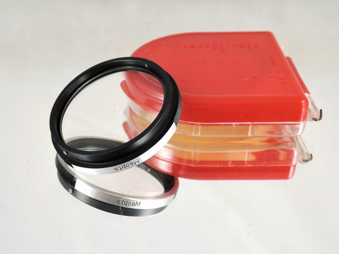 Flexaret UV B36 Filter Meopta Accessories Bayonet RARE + red plastic box.