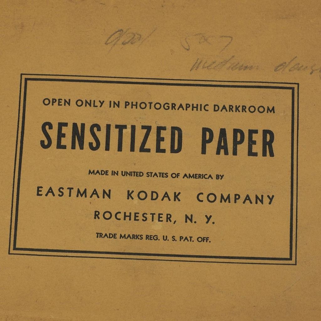 Kodak Sensitized Paper Envelope Advertising Design 1942