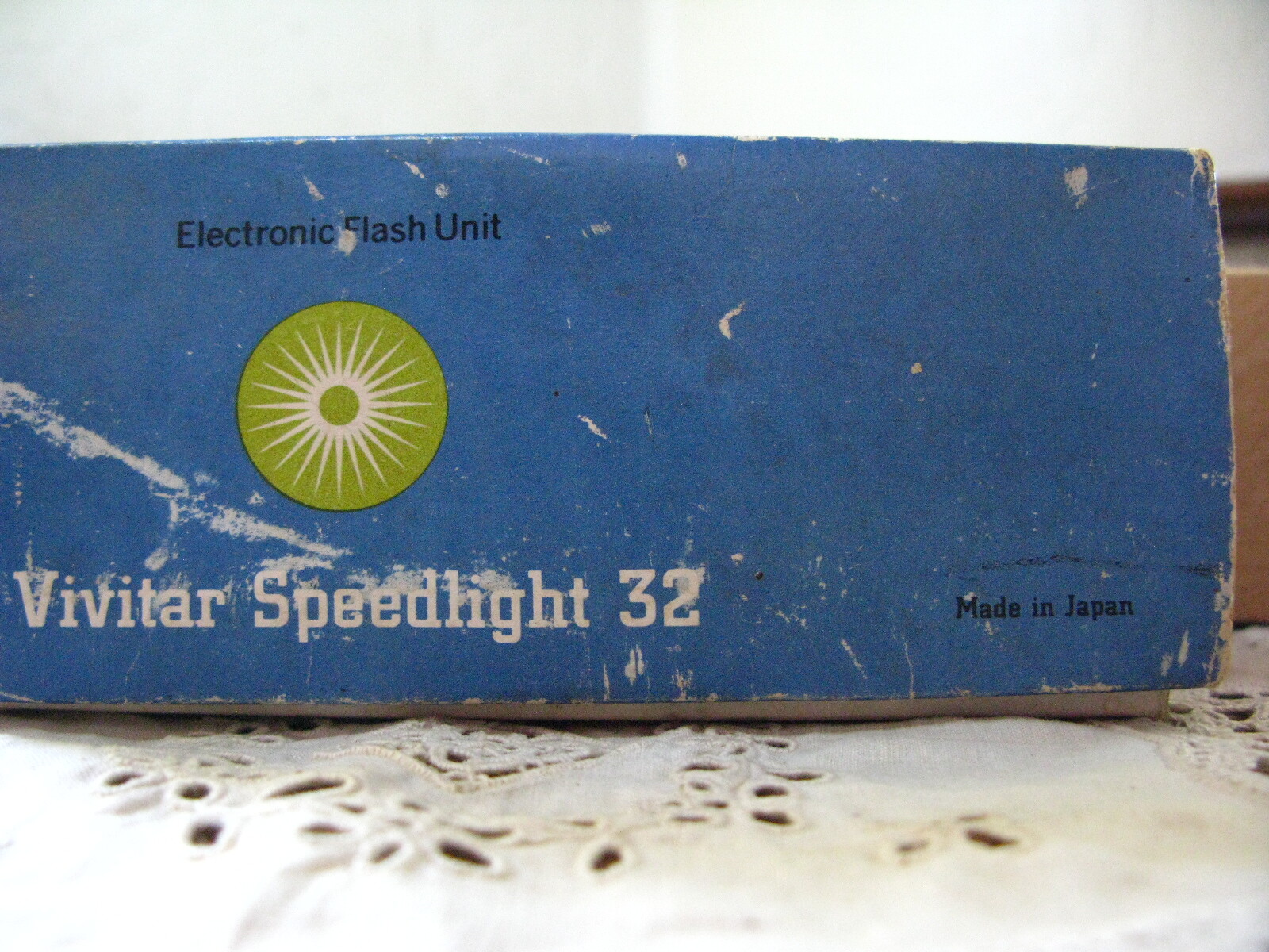 Vintage Vivitar Speedlight 32 Electronic Flash Unit Complete Untested w BoxJapan