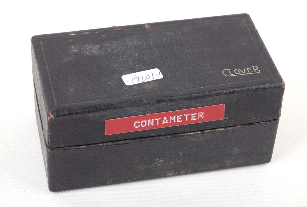 Ex+ Clover Contameter Set for Contax II/III Viewfinder + Filter w/Box