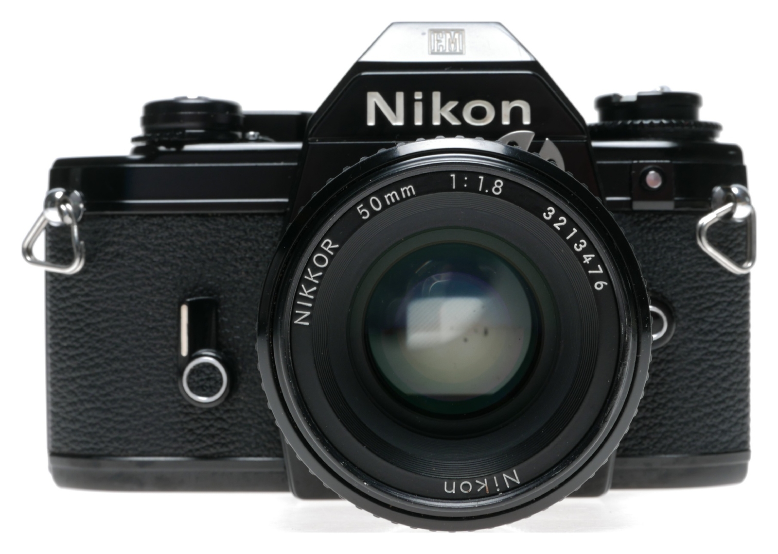 Nikon EM 35mm SLR Film Camera Nikkor 1.8/50 Lens