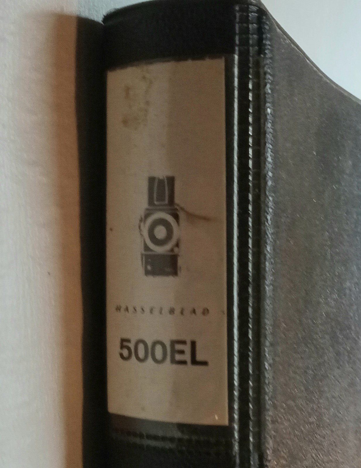 Original Hasselblad 500EL Body Spare Parts Catalog & Repair Manual #4124