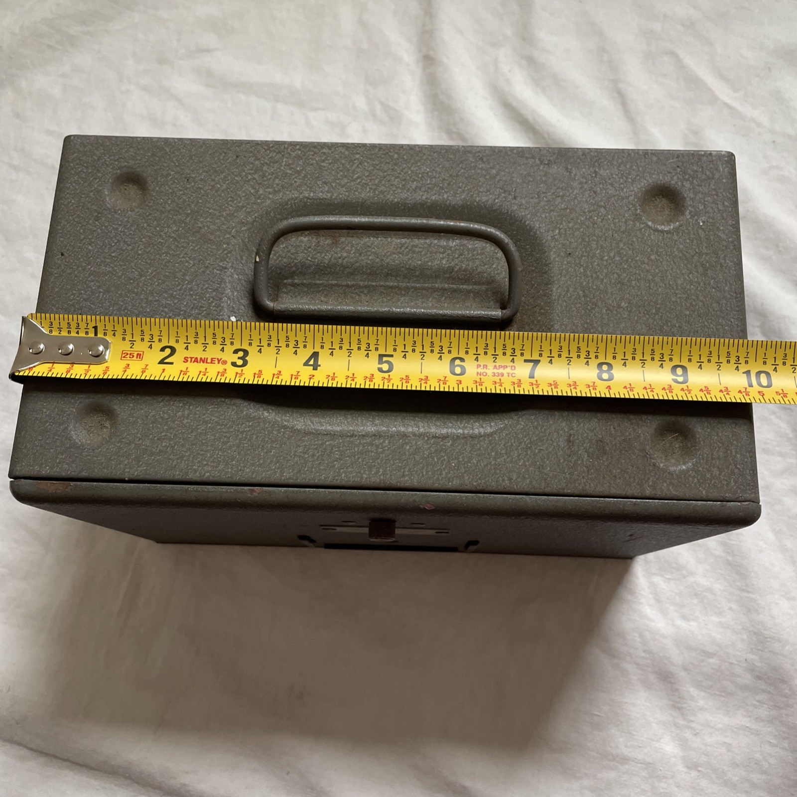 Vintage Brumberger 8mm Film Canister Case W 12 Reels Metal & Bakelite Canisters