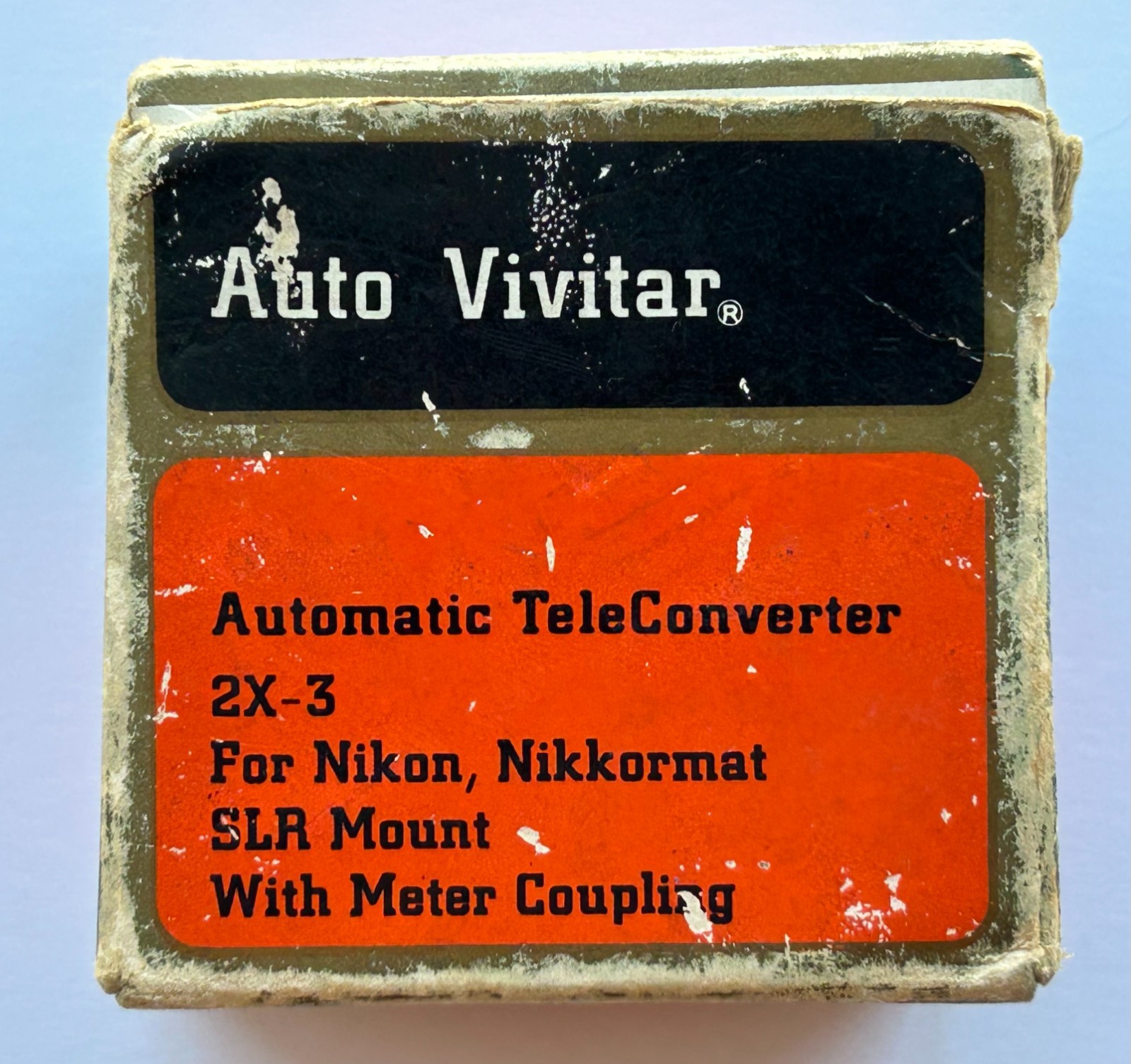 Vivitar NIKON F Automatic Tele Converter SLR 24-7247 with Case & Box