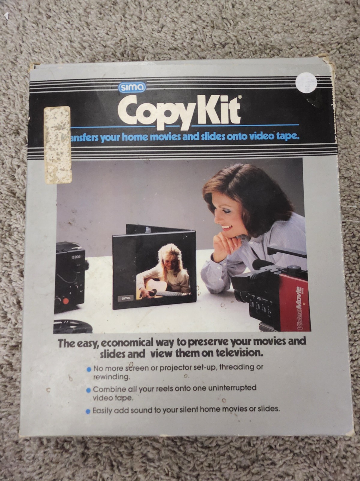 Vintage Sima Copy Kit – Transfer Home Movies and Slides to Video Tape 1985
