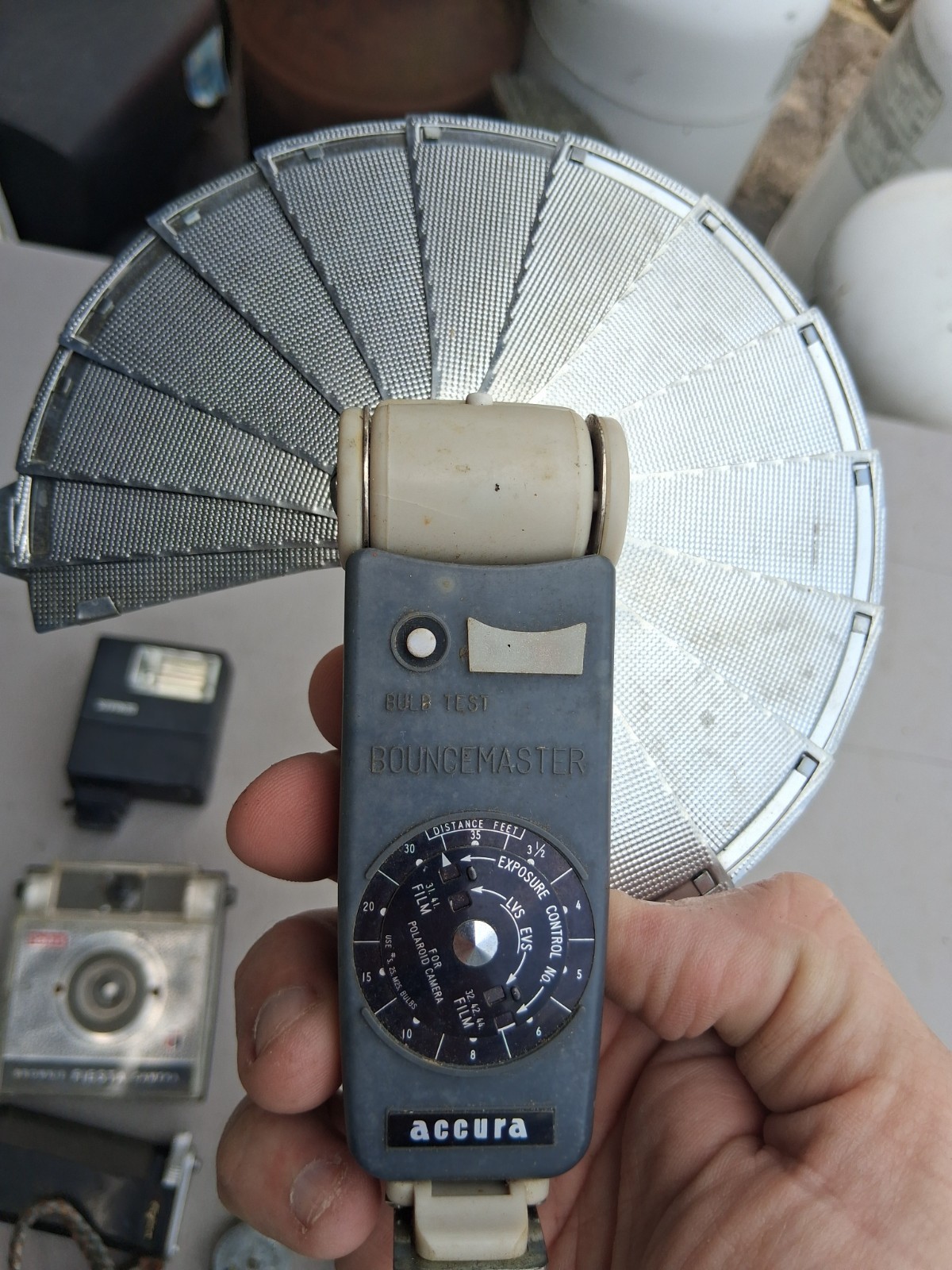 Vintage Camera Parts 7 Pieces Different Company’s Untested For Parts Or Display