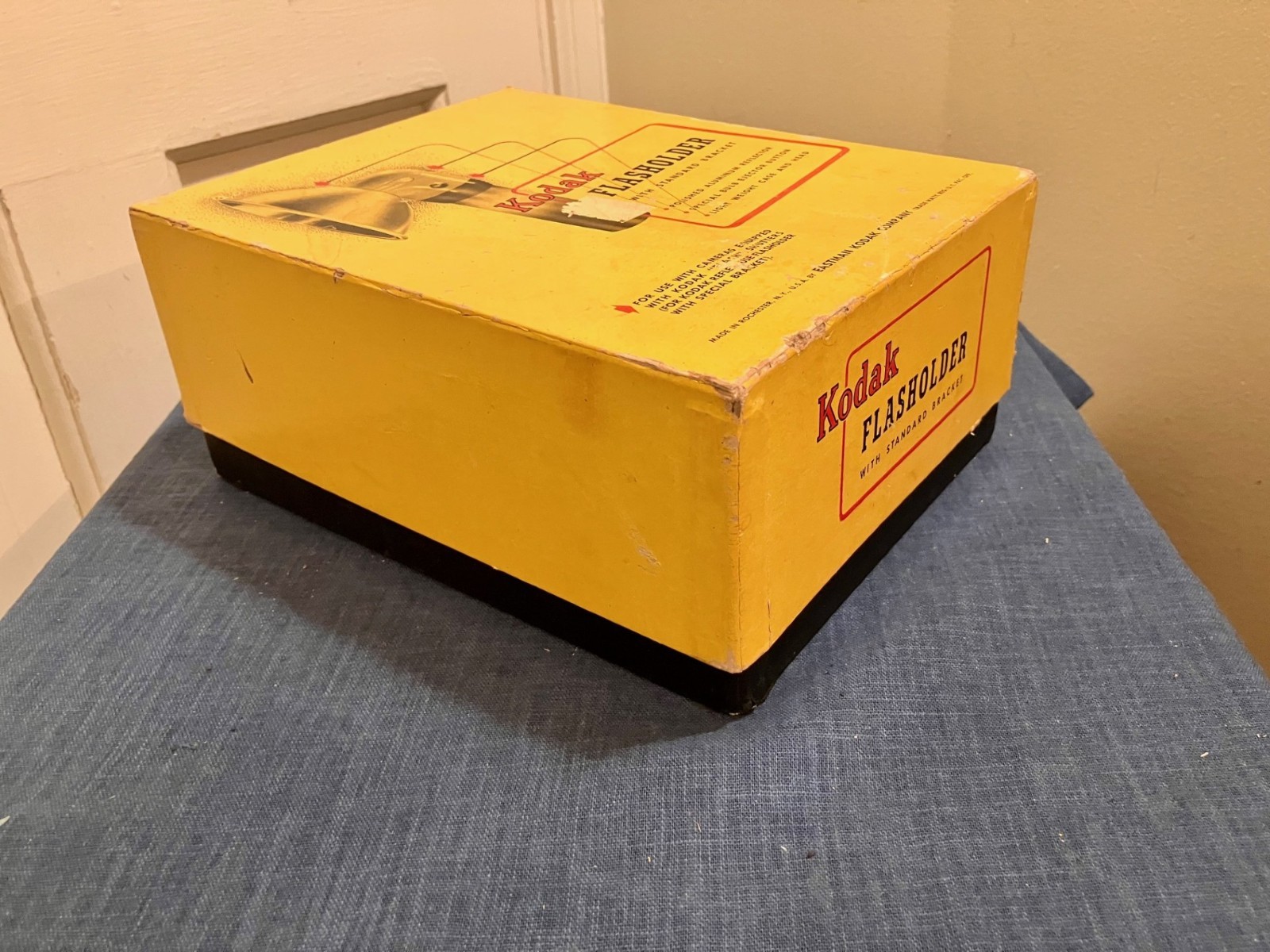 Vintage Kodak Flash Holder With Bracket for Kodak Reflex Original Box NOS