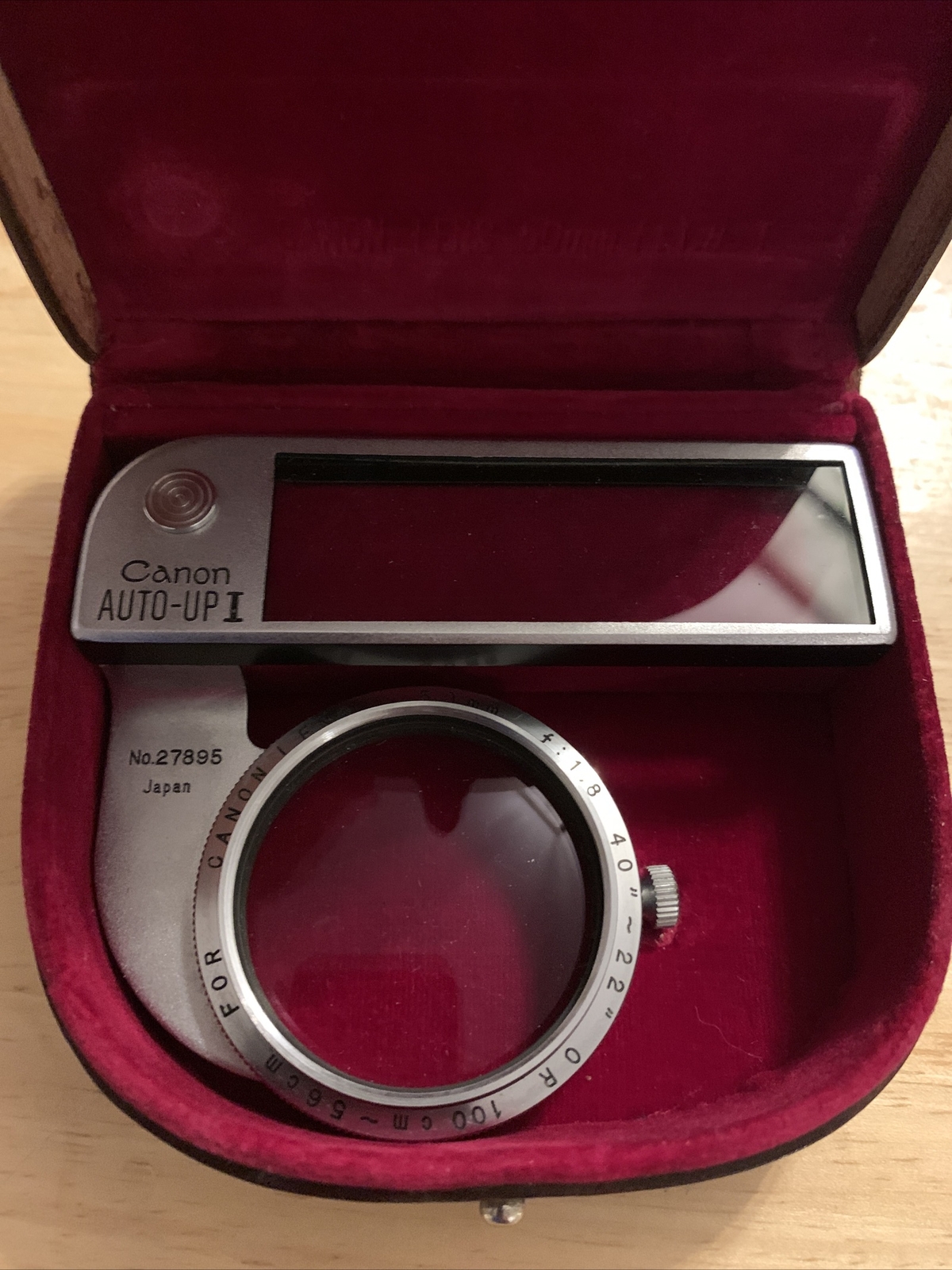 【MINT w/Case】 Canon AUTO-UP I 40″-22″ For 50mm f1.8 L39 LTM Lens From Japan