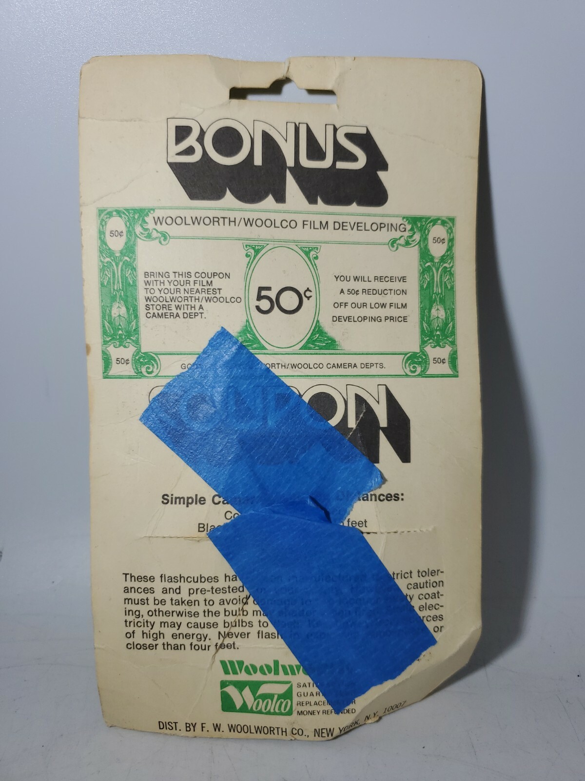 Vintage GE Flash Cubes Six Shooter Old Stock