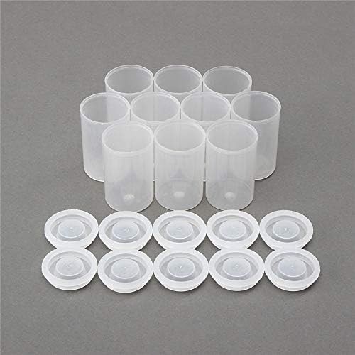 Reusable Transparent Plastic Film Canisters – Perfect for Arts & Crafts Storage