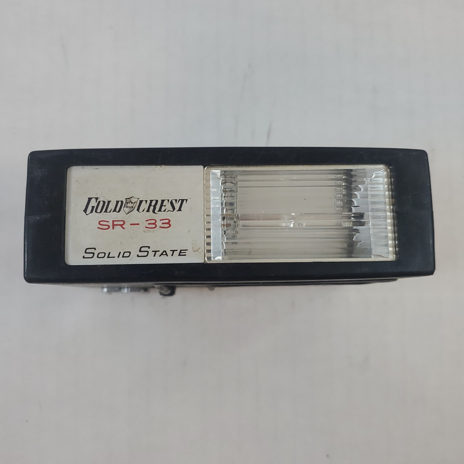 Vintage Gold Crest SR-33 Solid State Flash For Cameras 1970s Made in Japan