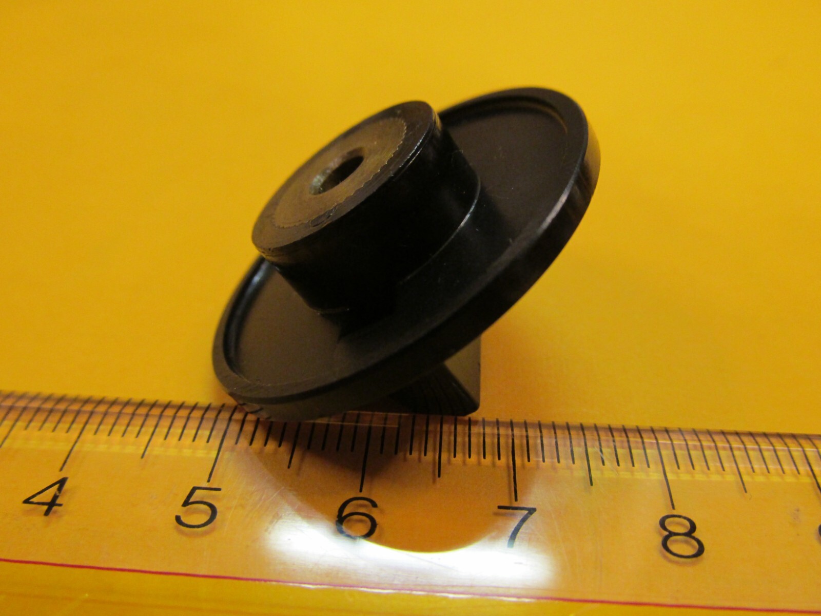 Sankyo Black Plastic Knob From Dualux 1000 Made in Japan Fast Shipping