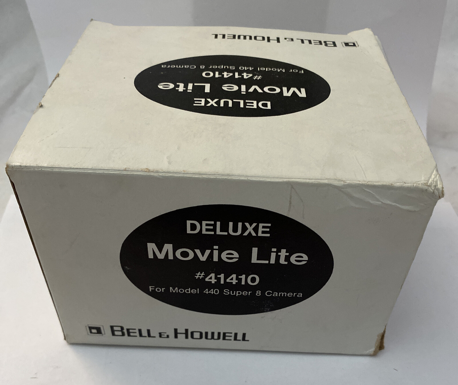 Vintage Bell & Howell Movie Lite #41410 For 440 Super 8 Camera In Box ~ Works!