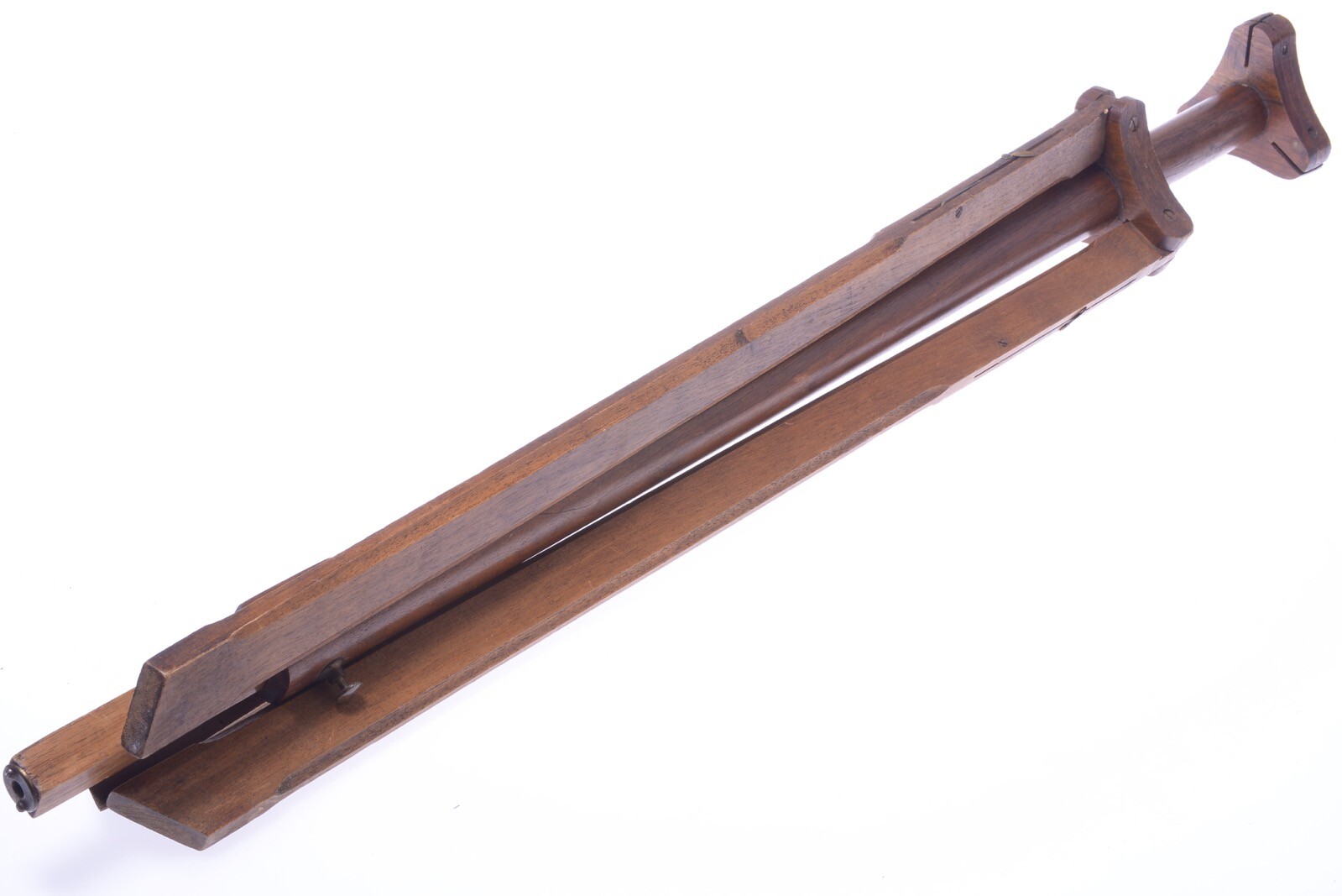 ✅ ANTIQUE WOOD TRIPOD ‘LE PLIABLE’ *VERY INTERESTING* 140CM 55.11″ VIEW CAMERA