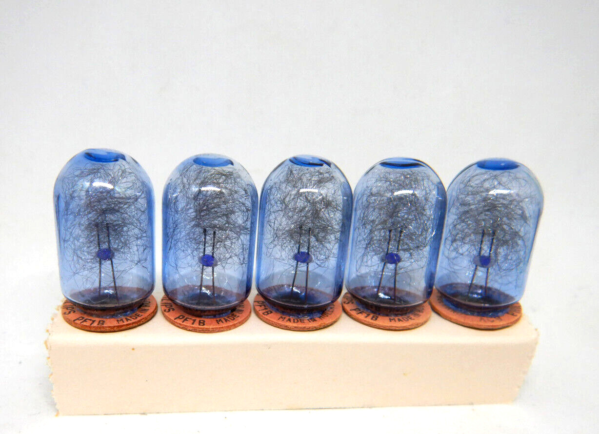 Vintage Philips Photoflux PF1B Light Bulb AC9 Pack Of 5 Camera Flash New Unused