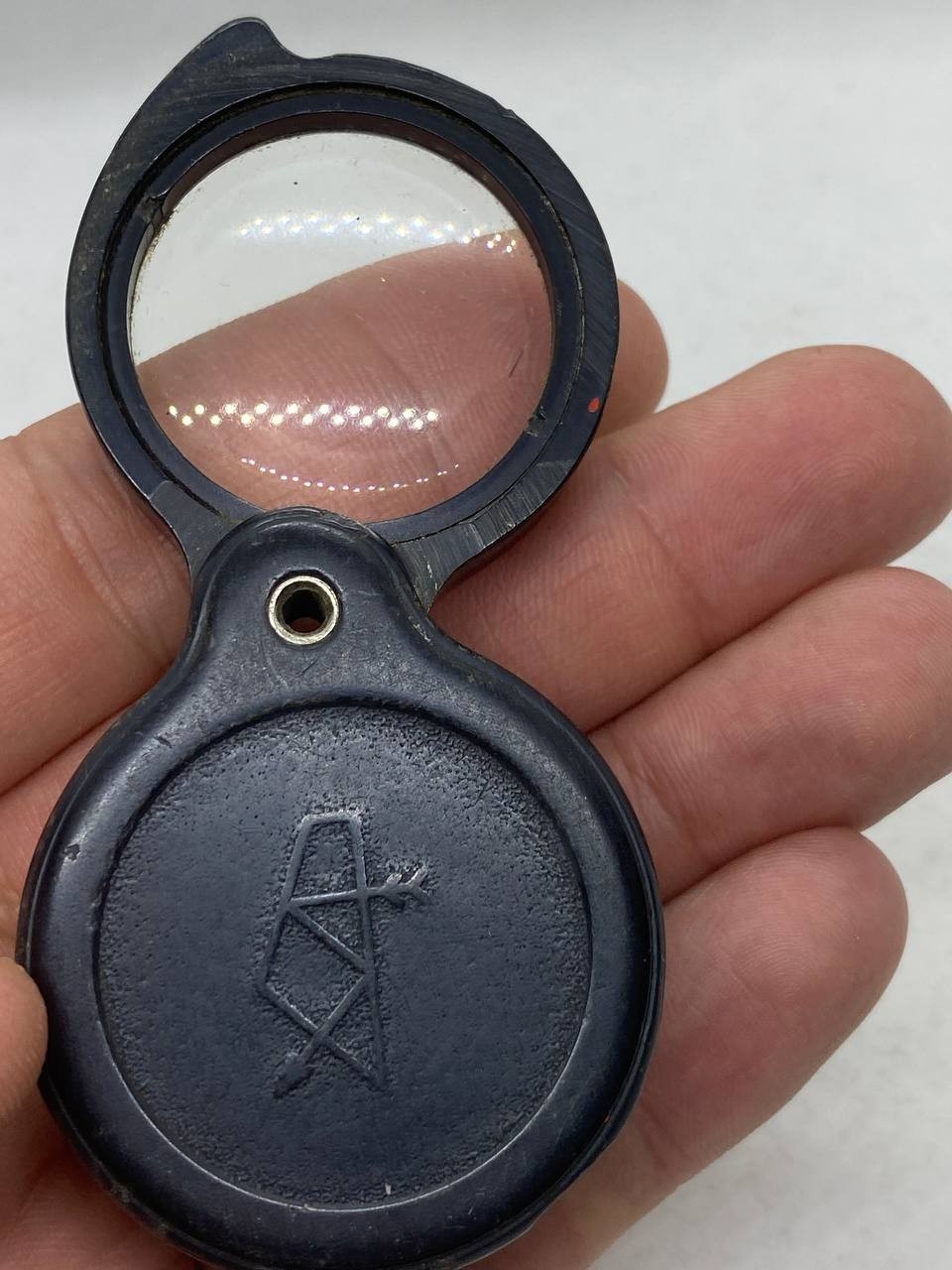 Vintage Soviet USSR KOMZ 4x loupe magnifier glass Carl Zeiss analog