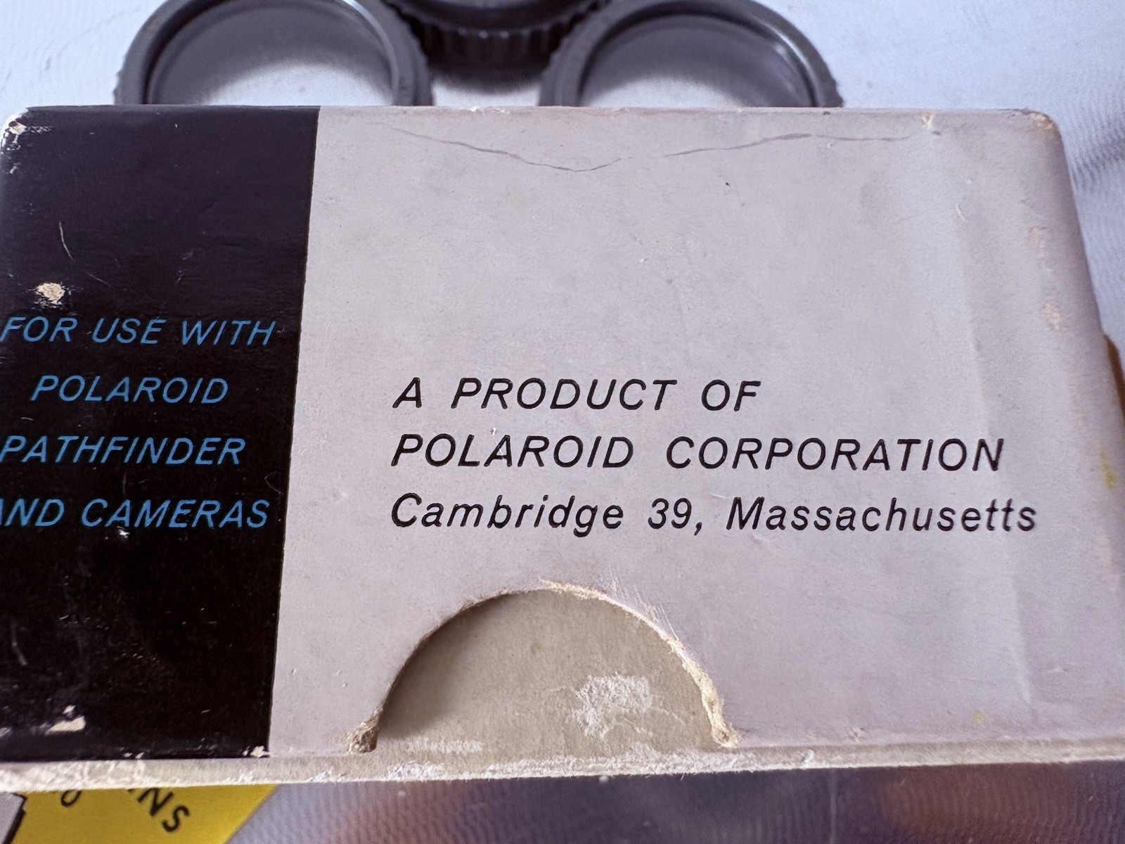 Polaroid Close-Up Lens Kit #550 for Model 110 series – 3 w/Leather Case -RARE