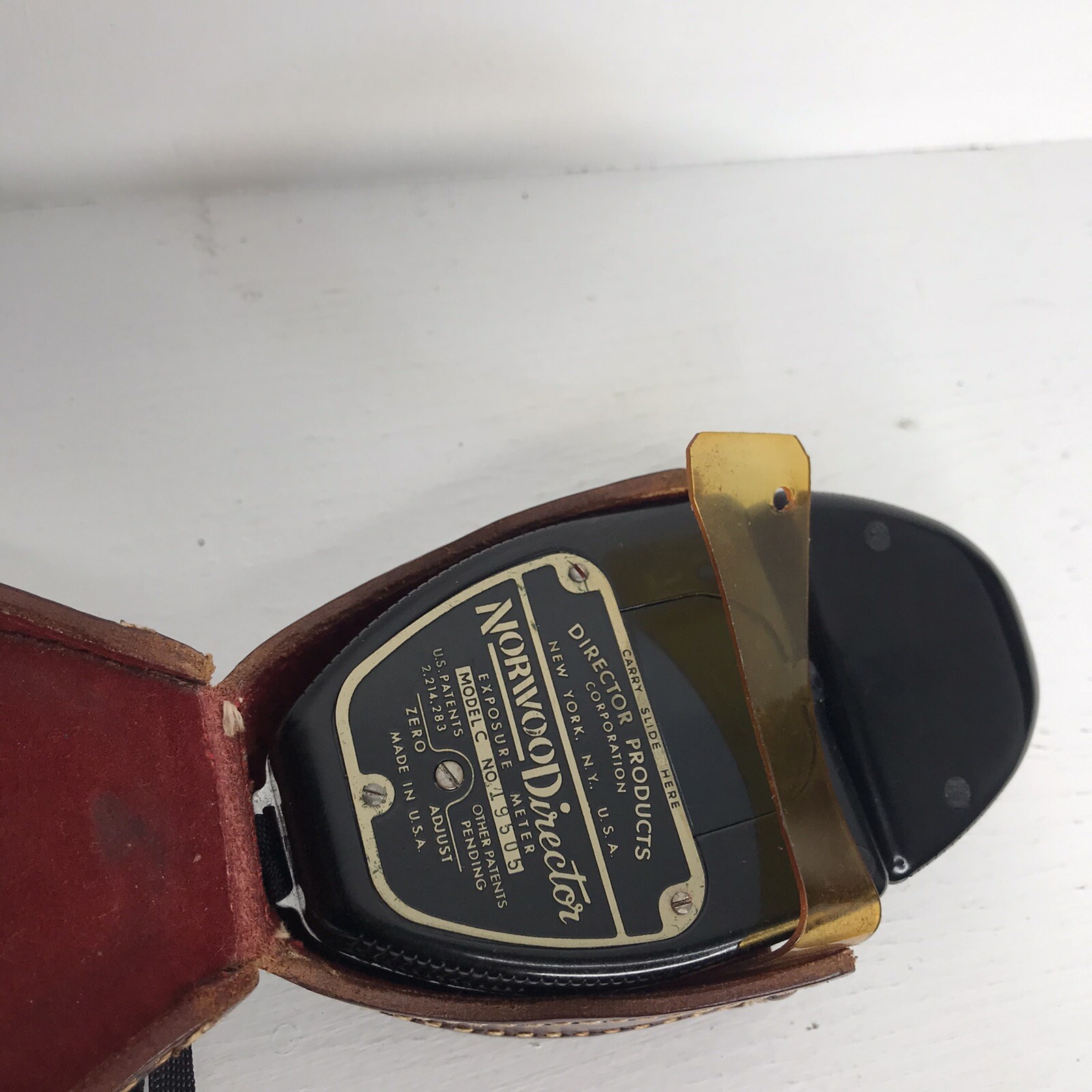 Vintage Norwood Director Exposure Analog Light Meter model C with Original Case