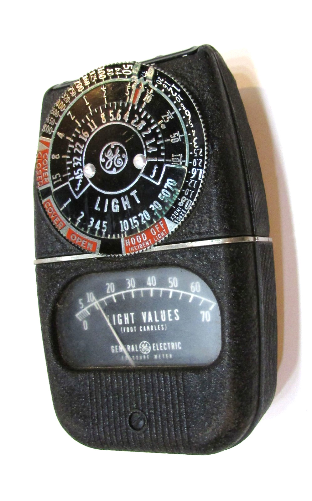 Vintage 1940s GE Photo Exposure Light Meter 8DW58Y4 Works Tested w Leather Case