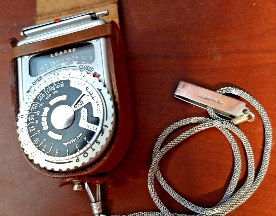 Vintage Sekonic LEADER L-6 L-VI Photography Light Meter Classic Design with Case