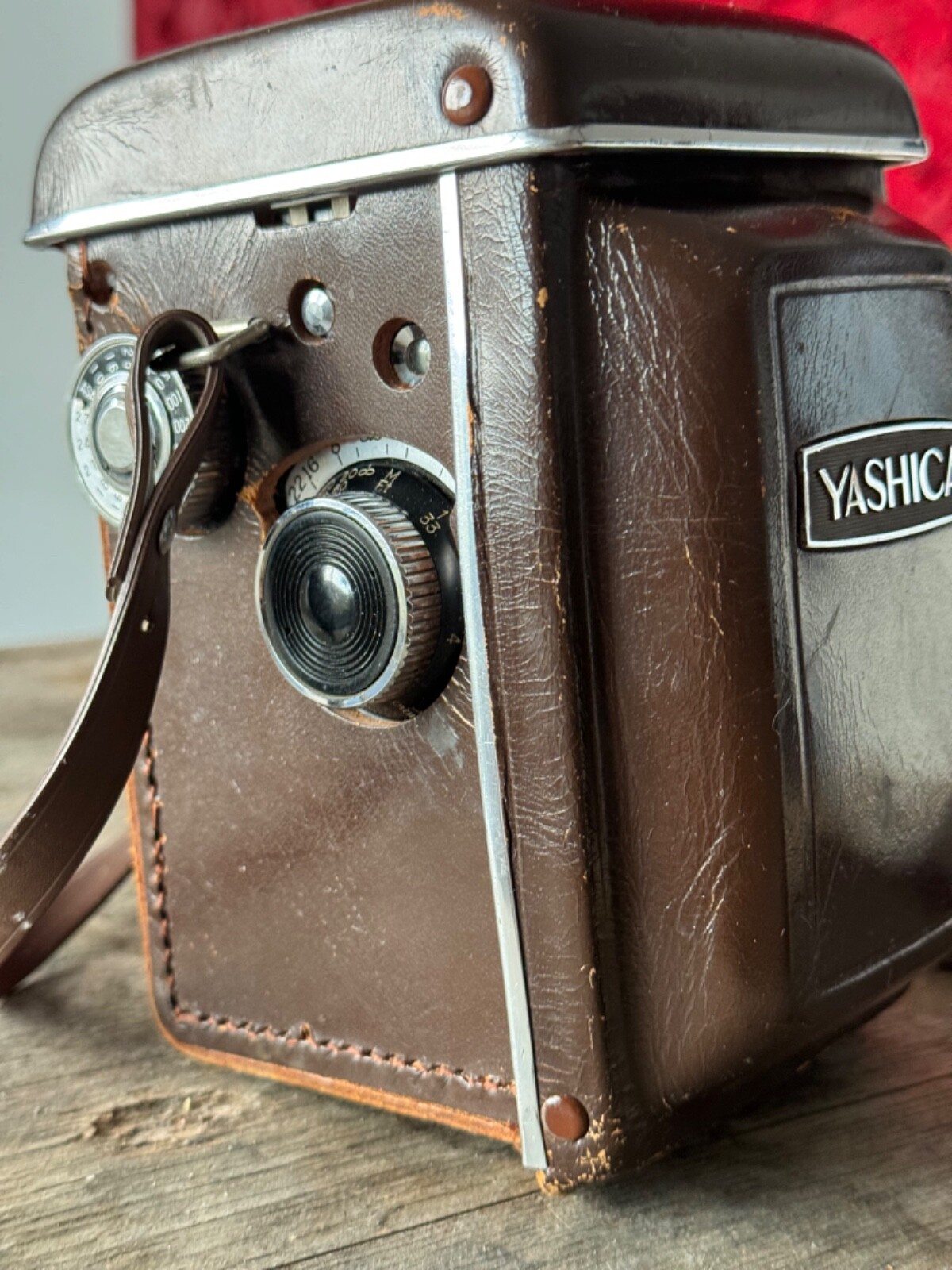 Yashica 635 TLR Camera 120 35mm Converter Yashinon 1:3.5 F=80mm