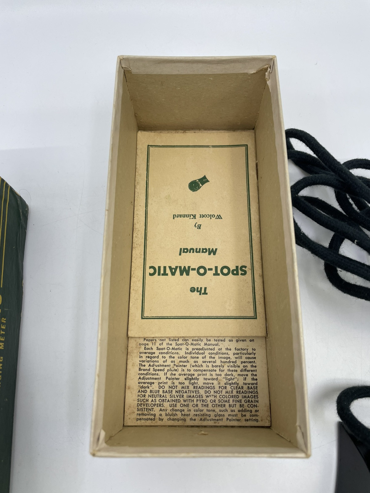 Vintage Kinnard Spot-O-Matic Photo Enlarging Meter ( Not Tested) 12A