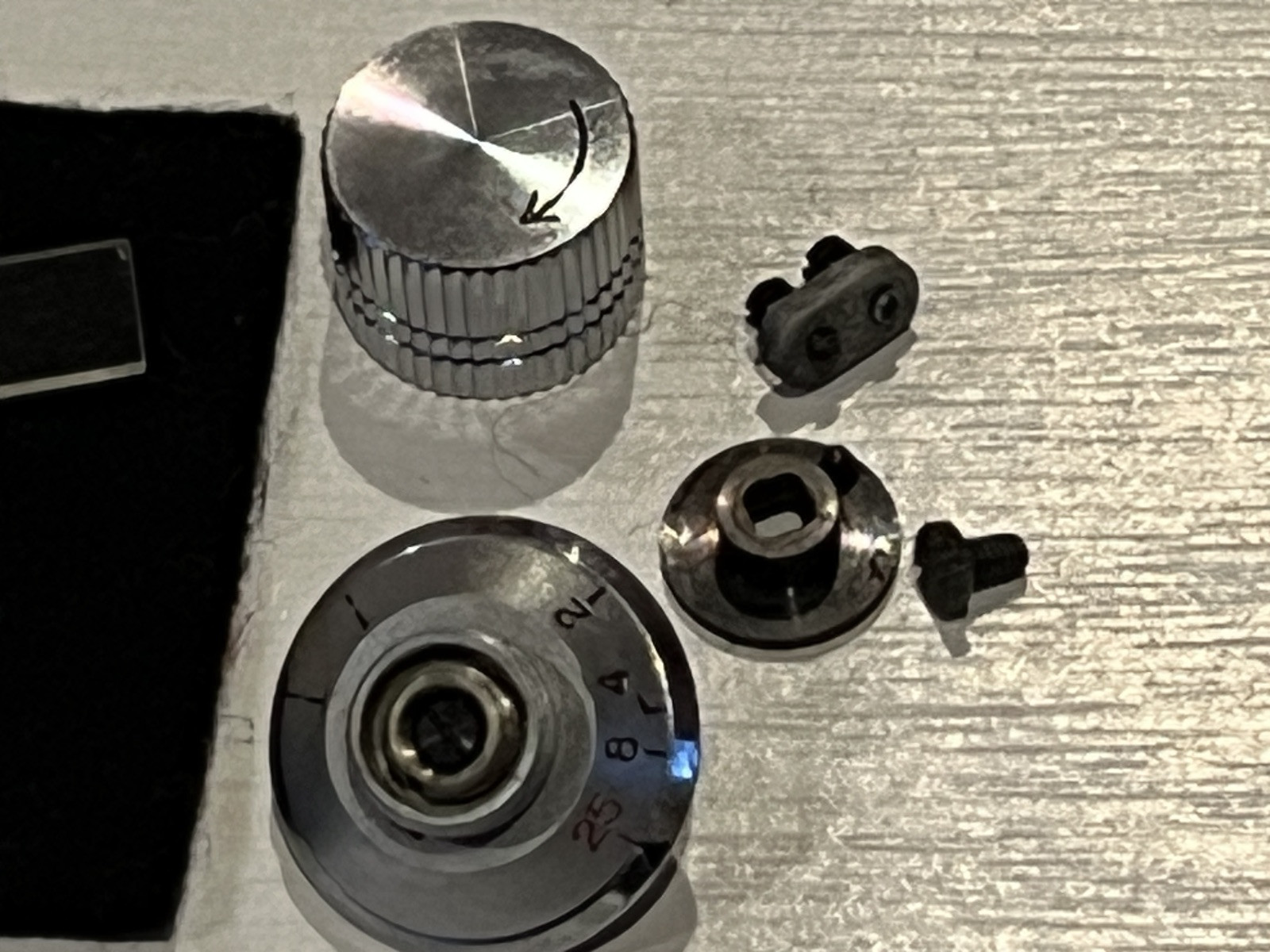 Leica III ? camera rangefinder Prism Knob Parts As Shown