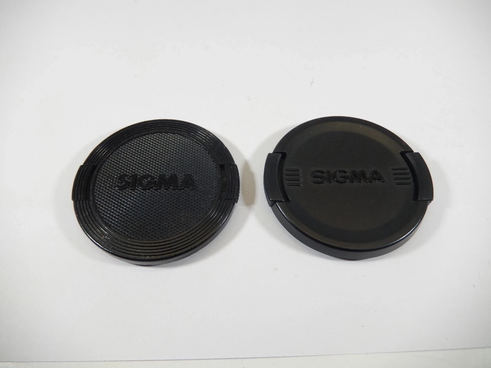 VINTAGE SIGMA 55MM SNAP-ON FRONT LENS CAP PAIR