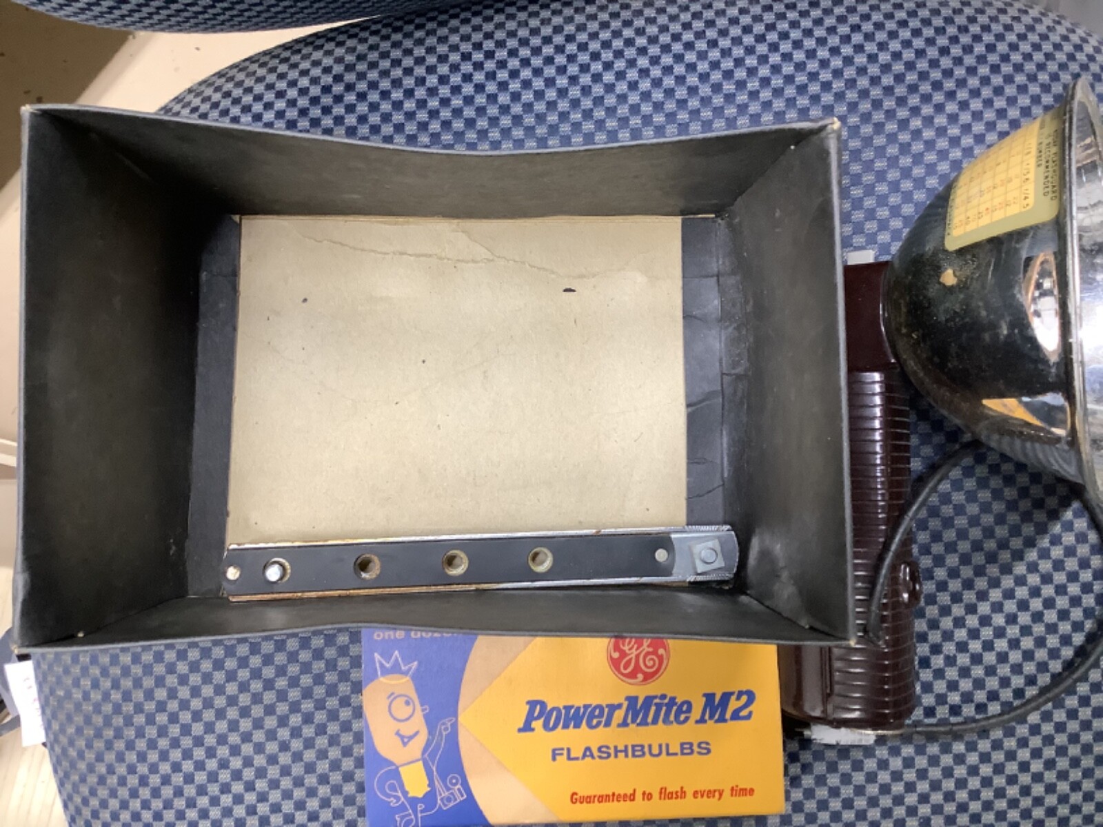 Vintage Kodak Standard Flash Holder w/ Bracket, Box, etc.