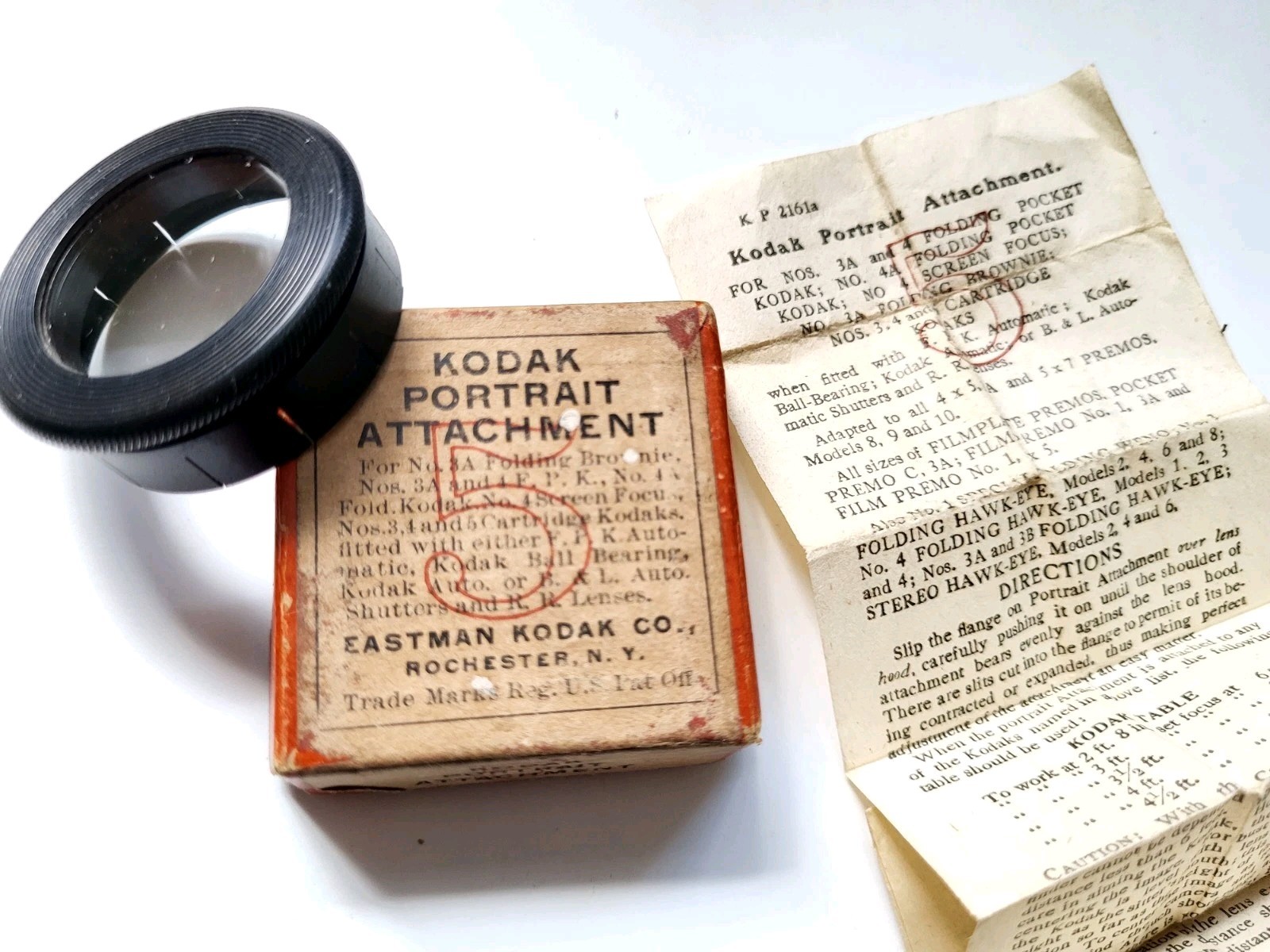 KODAK PORTRAIT ATTACHMENT #5 W/box & Instructions
