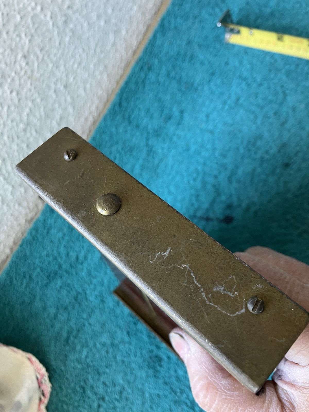 Antique Photography Sliding Tripod Block 6 3/4”x 4 1/8”