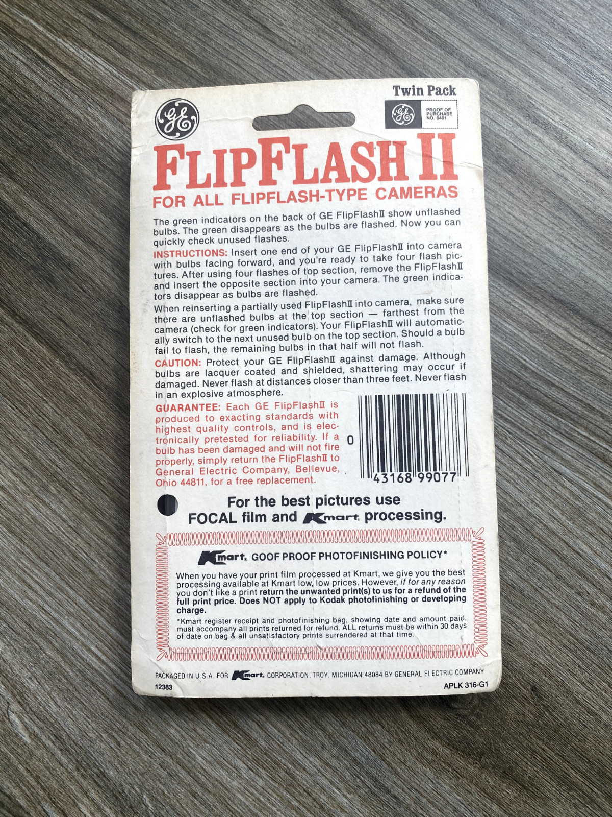 GE Flip Flash II – UNOPENED