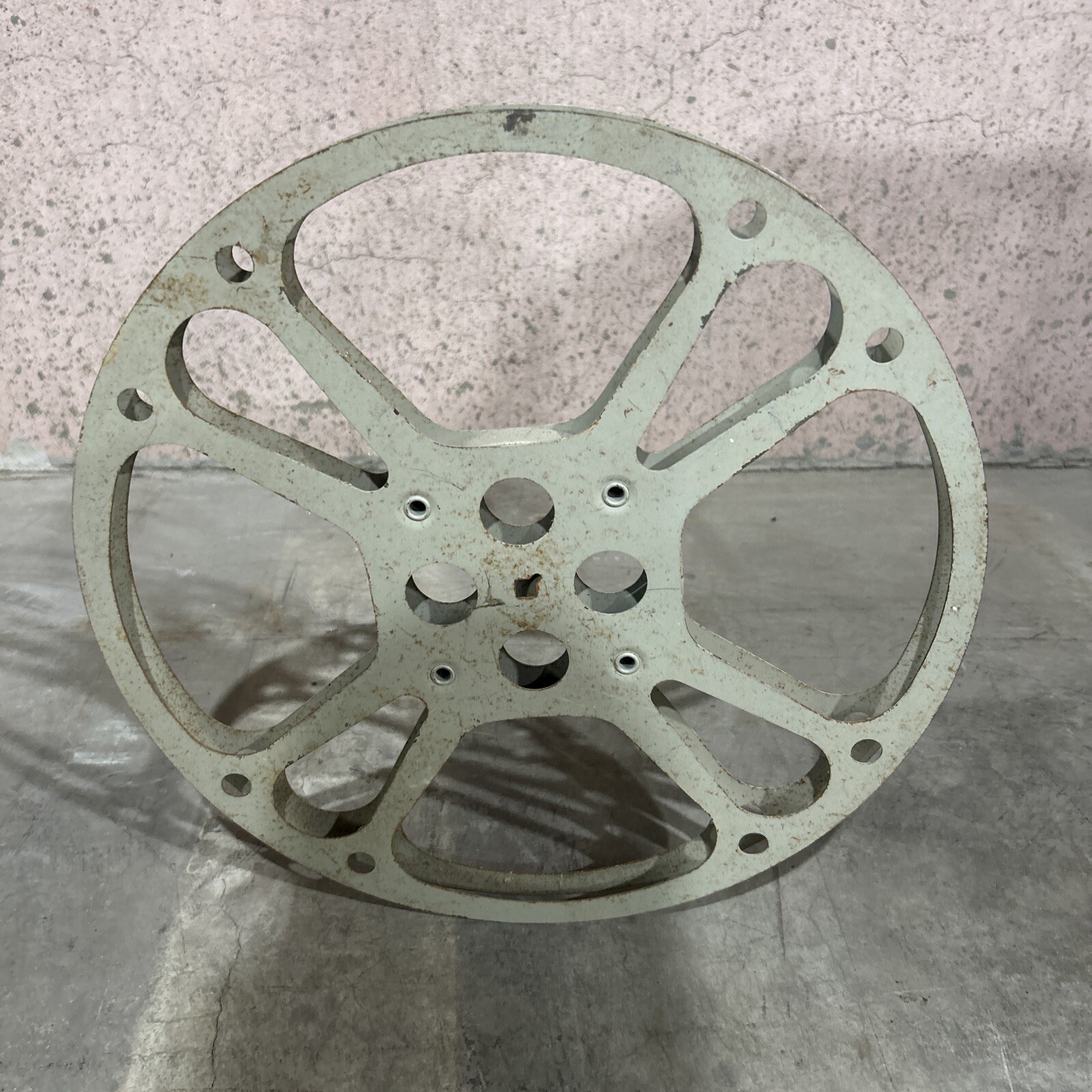Large Vintage Movie And Slide GOLDBERG BROS Reel PAT D-1220T7 CB DENVER COLO